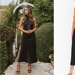 Jasmine Halter Midi Dress